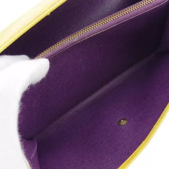 LOUIS VUITTON Long Wallet Epi Tassiri Epi Leather Authentic Used - Picture 7 of 10